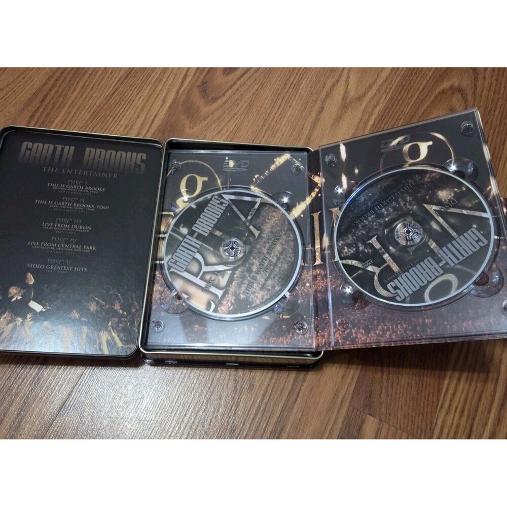Garth Brooks The Entertainer 5 Disc DVD Collector's Tin Complete Set - Picture 5 of 7